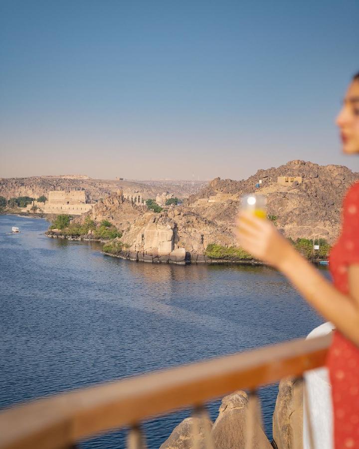 Benben By Dhara Hotels - Adults Only Асуан Екстериор снимка View of the Nile from the Four Seasons Hotel